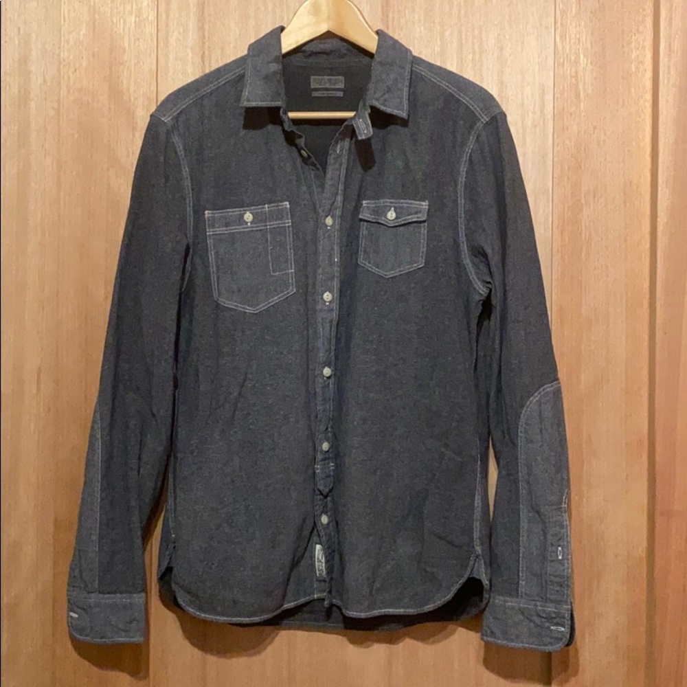 All Saints - Men’s Denim Look Button Down